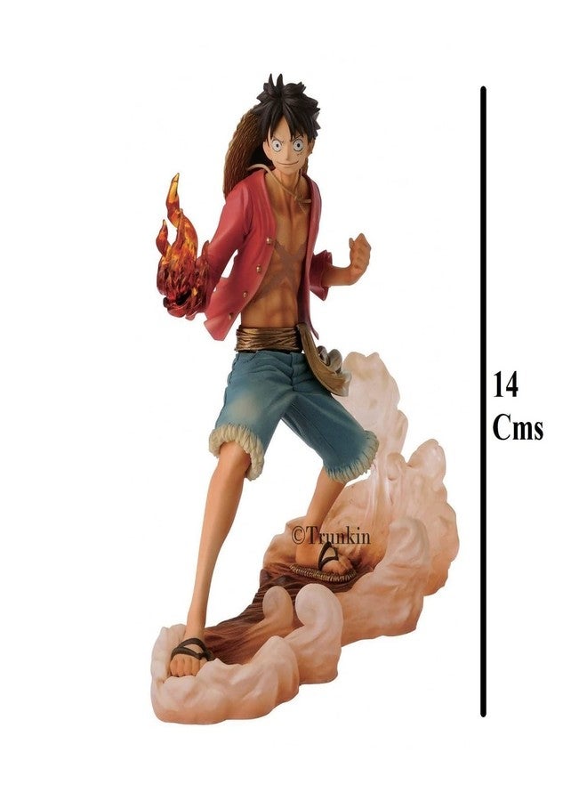 Trunkin One Piece Luffy Ace Sabo Action Figures | Set Of 3 Anime Figures Weeb Manga Toy Collectible Model Doll Toys | 3Pcsset Anime Polyvinyl Chloride Figurine,Multicolor - Image 5